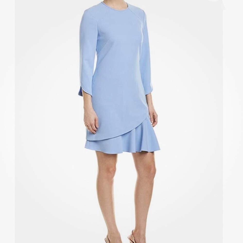 Shoshanna 4 Baby Blue Verona Dress ~ Classic Professional Workwear Career Church
